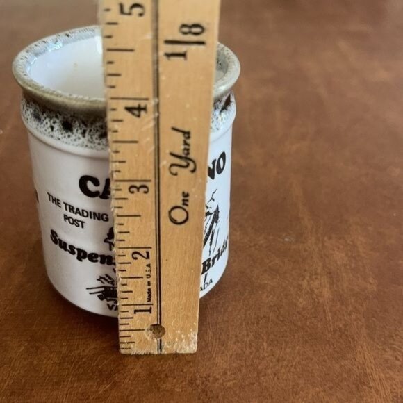 Vintage Capilano Suspension Bridge Souvenir Miniature Mug - Picture 5 of 6
